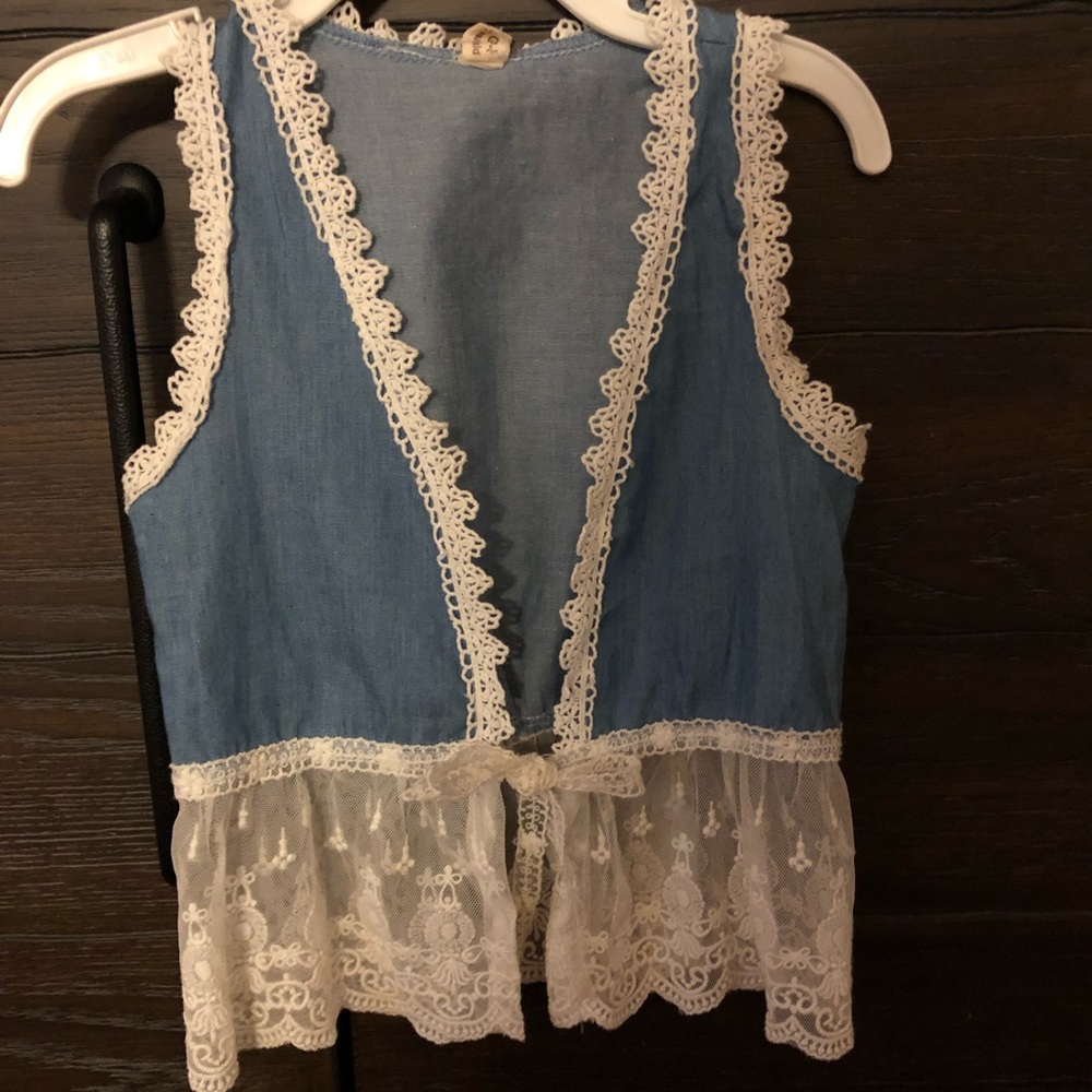 Girls boho vest